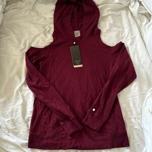 Calia by Carrie Underwood cold shoulder hoodie size small new with tags